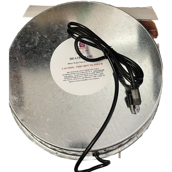 Farm Innovators HP-125 125W Heated Base for Metal Poultry Founts New Open Box - Picture 4 of 6